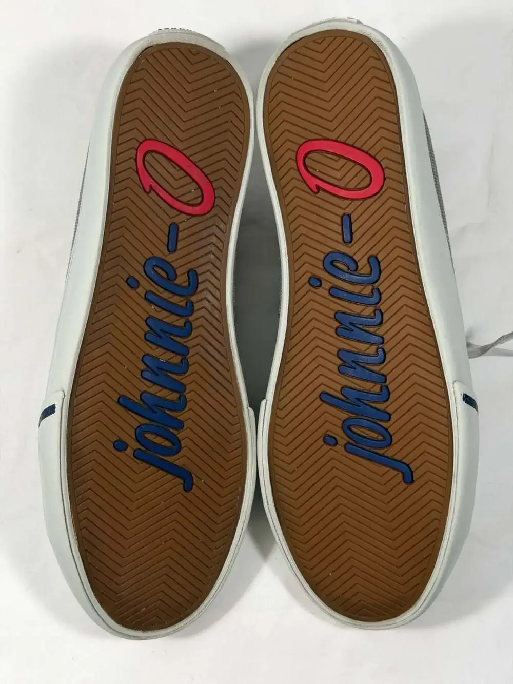 johnnie-O Mens Sail Away Canvas Sneakers Grey